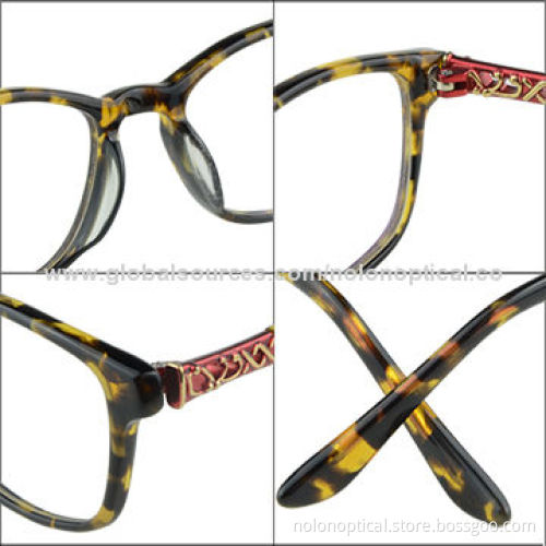 Tortoise Shell Black Eyeglass Frame, 52mm